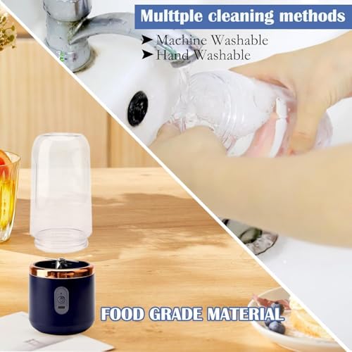 Image of Portable Nail Drill Professional Portable 380ML 6 Blade J-u-!-c-e-r with Home Outdoor USB Rechargeable Mini Hand Fruit for Home Outdoor