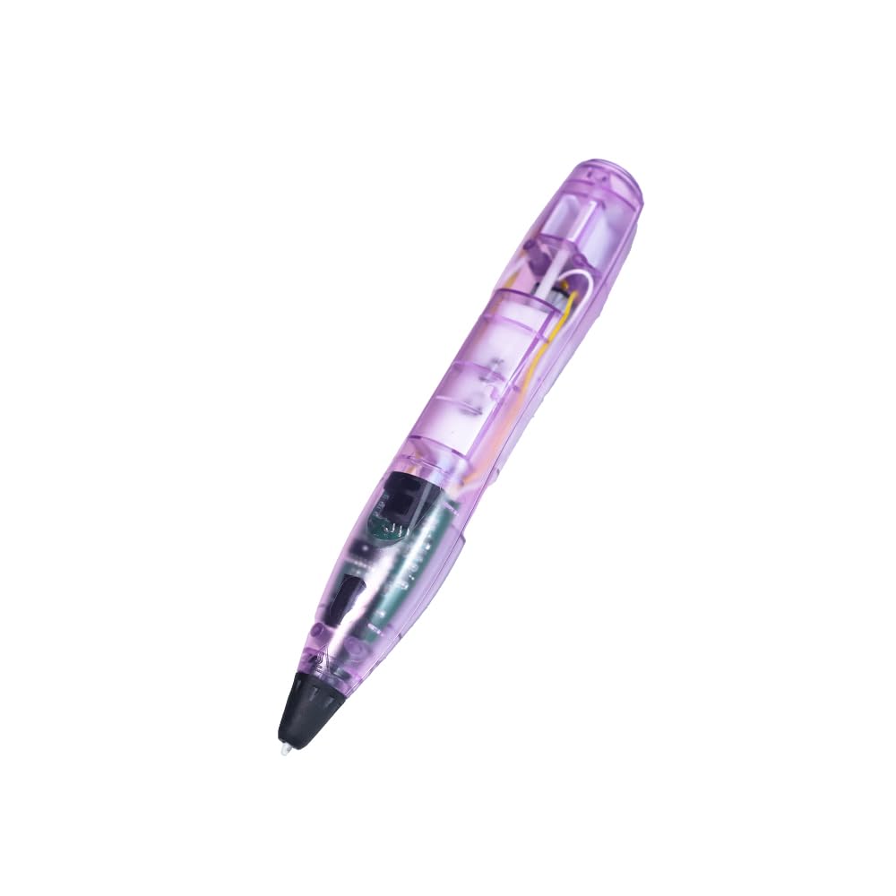 3D Stift für Kinder Set mit 24 Farben PLA-Kunststoff Filament,PLA-kompatibler 3D-Druckstift (Purple)