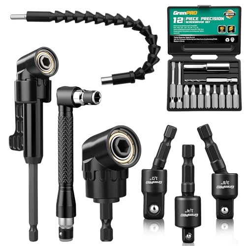 GRENPRO 19 Pcs Flexible Drill Bit Kit