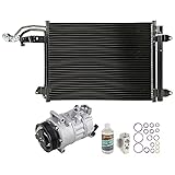 A/C Kit w/AC Compressor Condenser & Drier For Volkswagen VW Jetta GTI Eos R32 Audi A3 TT - BuyAutoParts 60-82503R6 New