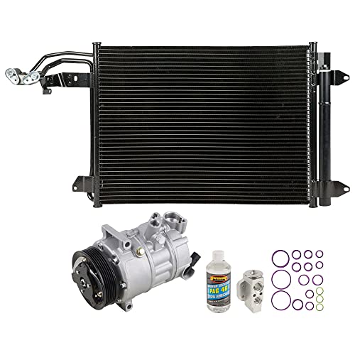 A/C Kit w/AC Compressor Condenser & Drier For Volkswagen VW Jetta GTI Eos R32 Audi A3 TT - BuyAutoParts 60-82503R6 New
