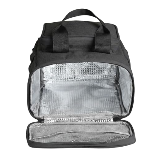 Image of Aliensware Thermal Insulated Lunch Bag with Handle & Adjustable Shoulder Strap, Large Capacity Meal Bag /Tiffin Bag /Lunch Holder /Meal Container Picnic Bag for Food Storage,Office,Travelling Aliens-BLK