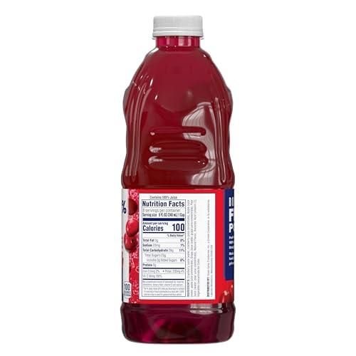 Image of Ocean Spray 100% Juice Cranberry Juice Blend, 64 Fl Oz Bottle