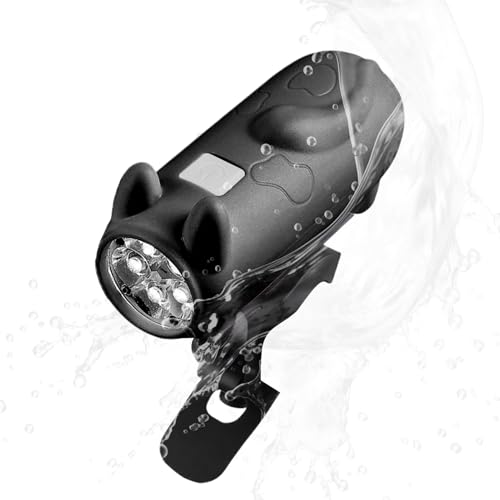 Lámpara para bicicleta | Recargable por USB 3 modos con bocina, muy luminosa, mini faros de bicicleta, para carretera montaña ciudad, scooter eléctrico ciclismo desplazamientos conducción seguridad
