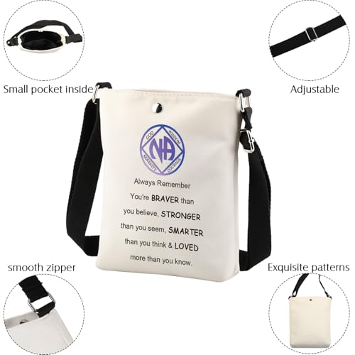 Na Sobriety Crossbody Bag Na Recovery Gifts Sobriety Narcotics Anonymous Gift Cell Phone Crossbody Purse Na Addiction Gifts4