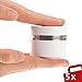 Produktbild Rauchmelder - Sicherheit kombiniert mit schöner Optik - Rauchmelder 10 Jahre Batterie - 5er Set Mini Feuermelder extra-klein - Weiß