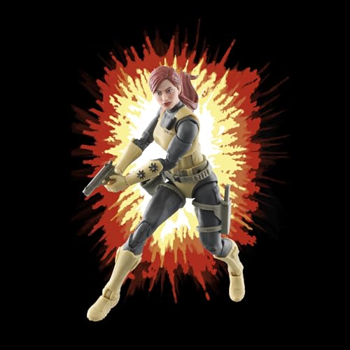 G.I. Joe Classified Series Retro Cardback Scarlett, Collectible 6-Inch Action Figure with 17 Accessories