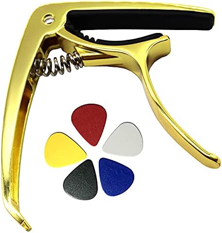 Capotasto-ST Chitarra Elagon - Bianco - Capotasto Trigger Action - Foto 3