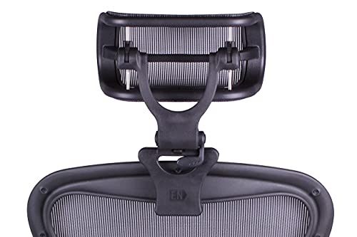 Engineered Now The Original Headrest for The Herman Miller Aeron Chair (H4 for Remastered, Graphite)