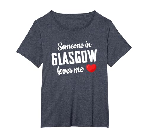 Glasgow T-Shirt, Women's Plus, Heather Blue, 6X