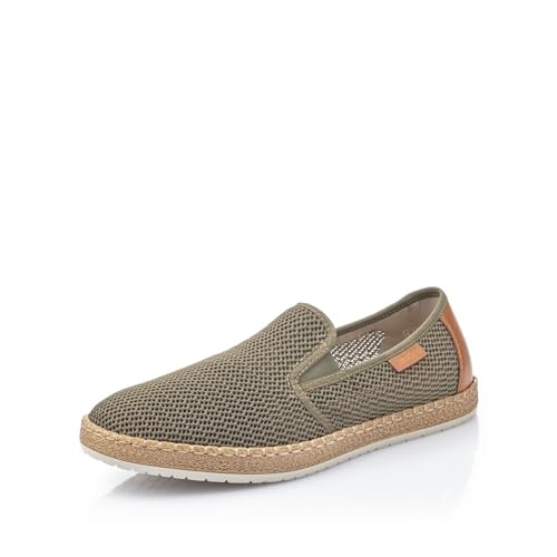 Rieker Herren Low-Top Sneaker B5276, Männer Halbschuhe,Strassenschuhe,Sportschuhe,Freizeitschuhe,Turnschuhe,Laufschuhe,grün (54),42 EU / 8 UK