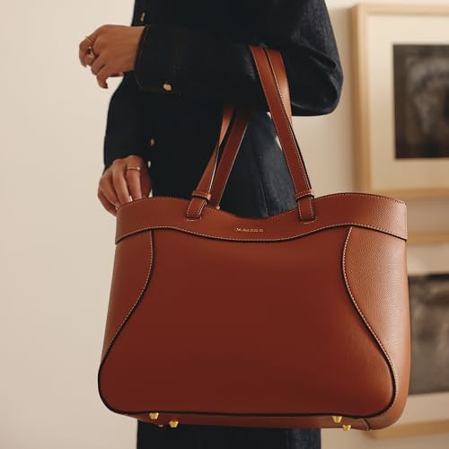 Image of Miraggio Samantha 14 Inch Laptop Tote Bag | Office Tote Bag For Women | Big Totes For Work & Travel With Functional Pockets