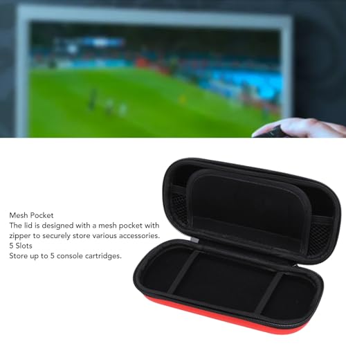 Image of Yunseity Hard Case for Red, Rugged, Hard Shell, Water , Two Way Zipper, Wrist Strap