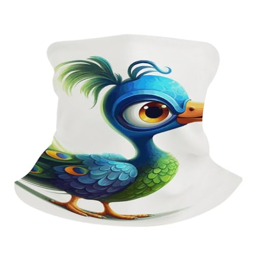 Neck Gaiter Wind-Proof Breathable Face Mask Cartoon Animals Face Cover Sun Cooling Dustproof Mask Balaclava Bandana Headwear for Women Men Hiking Fishing miniatura 2