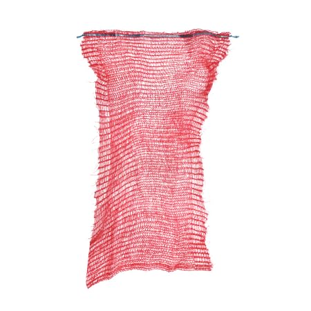 Psyqtsuary Sacchetti Rete Per Patate E Verdure - 5 Pezzi, 26x47cm, Con Cordino, Rosso - Foto 12