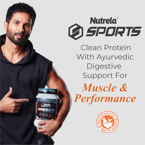 Image of NUTRELA Sports Patanjali Whey Protein Isolate 2kg with Shaker & Gripper | French Vanilla