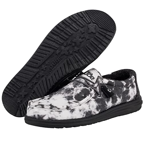 Hey Dude Men's Wally Thunderstruck Tie Dye Multiple Colors | Men’s Shoes | Men's Lace Up Loafers | Comfortable & Light-Weight3