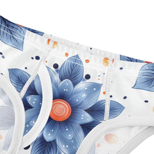 KLL Bohemian Mandala Little Boys Soft Boxer Briefs Breathable Undies4