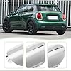 Be In Your Mind Car Outside Door Handle Cover Replacement Part 51217431945 Lock Core Key Hole Cover Cap Compatible with Mini Cooper F55 F56 2013-2019 Chrome #3