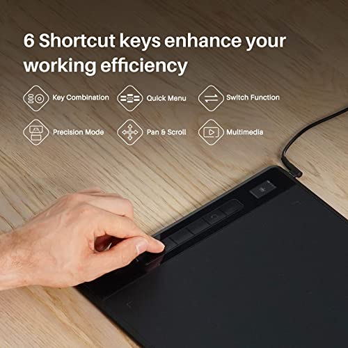 Huion Inspiroy Giano G930L Wireless Graphics Drawing Tablet With Smart Mini Lcd Screen And Pw517 8192 Levels Pressure Battery-Free Stylus, 13.6 Inches Bluetooth Digital Pen Tablet #TOP4