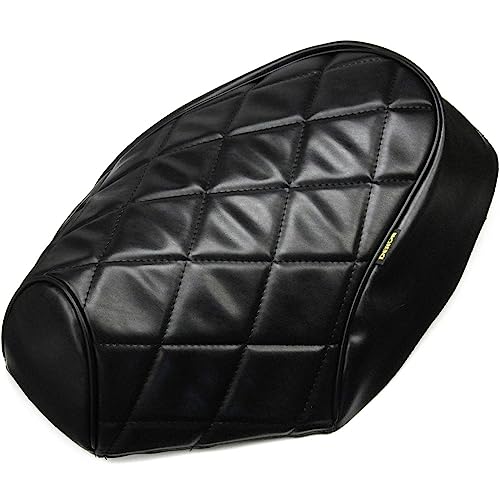 (トクトヨ)Tokutoyo ヤマハ対応 JOG ジョグJOG50/90 (3KJ/3WF専用) 張替え用 シートカバー ダイヤカット レザー調 黒艶なし A型