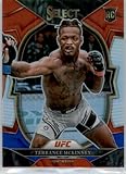 2023 Panini Select Red and Blue Prizms #53 Terrance McKinney Lightweight Concourse RC Rookie Card Official MMA/UFC Trading Card in Raw (NM or better) Condition
