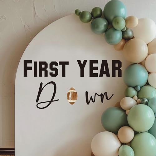 Decoración Vinilo Cumpleaños Primer Año Tema Fútbol miniatura 3