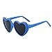 10 pcs Lovely Heart Shape Pet Cat Glasses Eye-wear Sunglasses for Small Dog Cat (Blue)