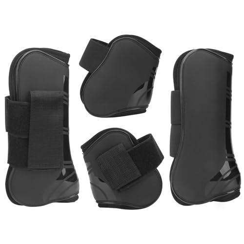 Springgamaschen Aus Neopren (schwarz) – 5 Mm Stark, Doppelter Klettverschluss, Rutschfest