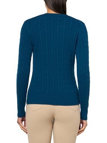 Brooks Brothers Women's Cashmere Wool Cable Crewneck Sweater2