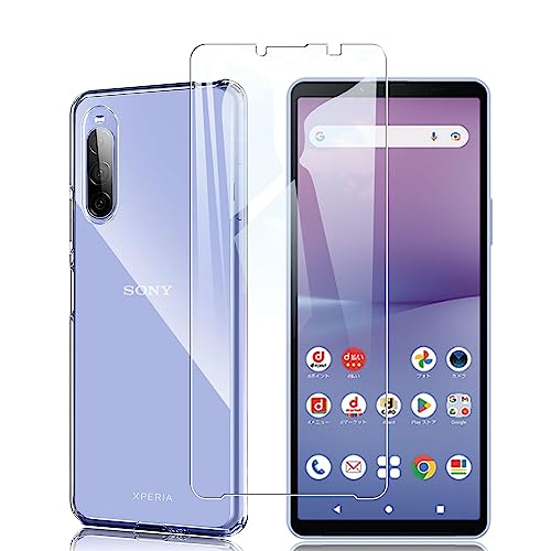 Ή Xperia 10 V p KXtBy1KXtB+1TPU VR P[XzXperia 10 V SO-52D SOG11 tیtB ߗ CA[ Uh~ Xperia 10 V NA VR  TPU 