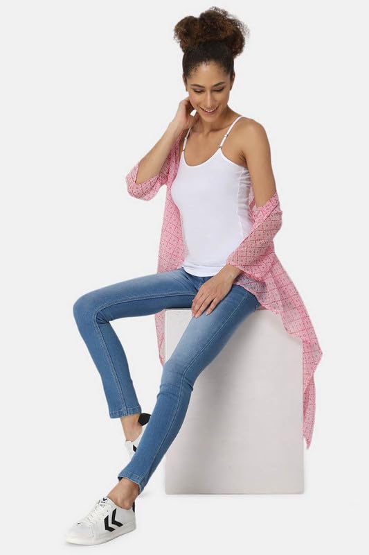 Image of Intimacy Cotton Camisole for Women with Adjustable Spaghetti Straps Comfortable Everyday Wear Camisole Slip for Women