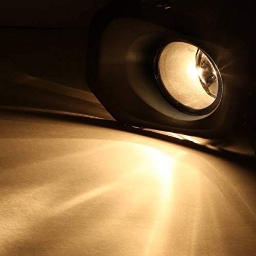 Compatible with 2016 2017 Toyota Tacoma Halogen Fog light Kit w/Bezels/Wiring/Switch/Bulbs (Not fit TRD Models)