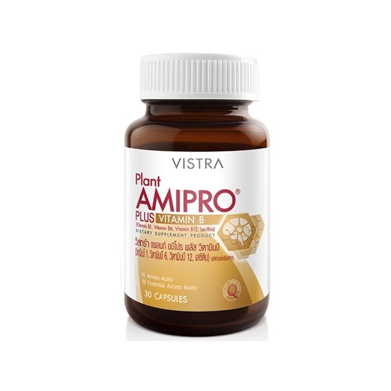 VISTRA Plant Amipro Plus Vitamin B 30 Capsules