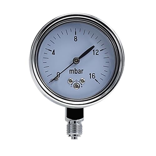 Manomètre gaz basse pression pour ajuster les détendeurs de 16 à 500 mbar