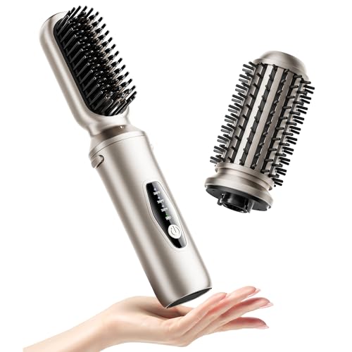 2-in-1 Curling & Straightening Brush