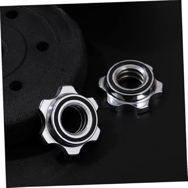 2pcs Anti-Slip Nuts for Barbell Universal Nut Replacements Cap Collar for Barbell