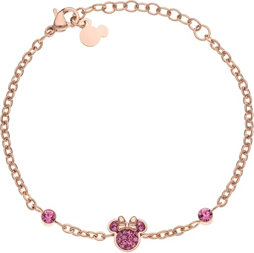 Bijoux Disney Minnie pour filles à porter au quotidien, taille réglable 13-18cm