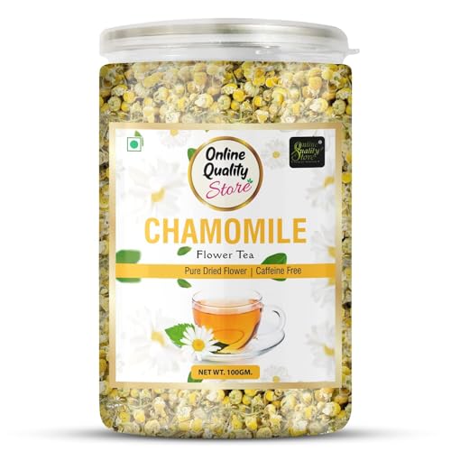 Image of Online Quality Store Hibiscus Flower Tea, Butterfly Pea, Chamomile, Lemongrass - 100gm Each (4 x 100 gm) Total 400 gm