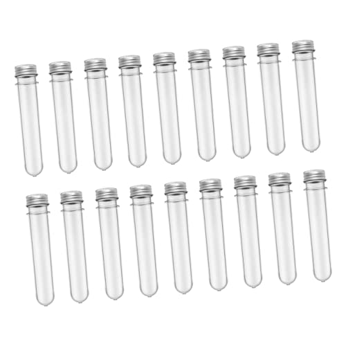 ERINGOGO Set of 50 45ml Test Tube Bottles Candy Tube Storage Jars for Bath Salts Candy Storage