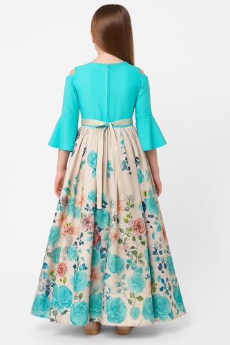 Image of My Lil Princess Kids Birthday Maxi Gown Frock Dress for Baby Girls