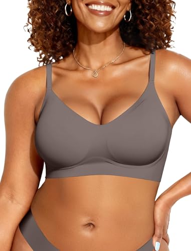 Image of OEAK Womens Wireless Jelly Bras Comfortable Push Up Bra No Underwire Gel Bra Full Support Lift Everyday Seamless Tshirt Bras