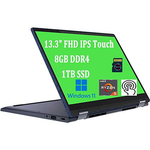 Lenovo-Yoga-6-13-Premium-2-in-1-Laptop-I-133-FHD-IPS-72-NTSC-Touchscreen-I-AMD-6-Core-Ryzen-5-5500U-i7-10510U-I-8GB-DDR4-1TB-SSD-I-Backlit-Fingerprint-Dolby-Win11-Blue-32GB-Micro-SD-Card