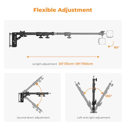 image for K&F CONCEPT K&F CONCEPT Wall Mount Boom Arm 39.4