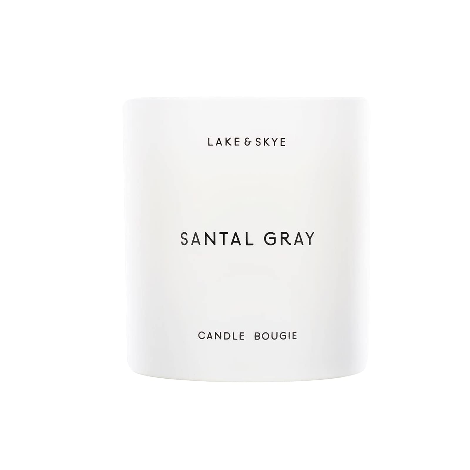 Lake and Skye Santal Gray Candle - 8 oz.