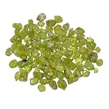 Gemkora 30 carats Raw Green Peridot crystals, wholesale lot, natural gemstone, rough crystals, rock stones, jewelry making supplies, DIY & Crafts, August Birthstone, 8 to 12 mm