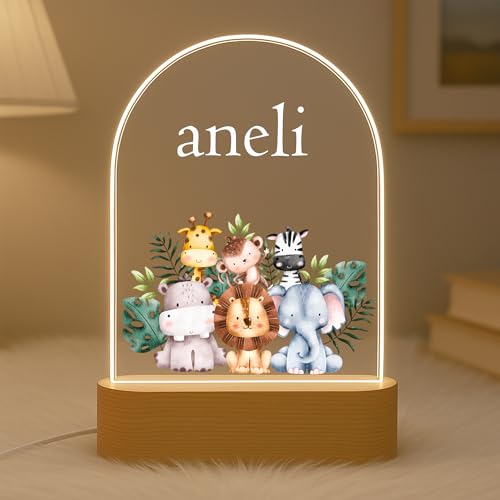 Image of Acrylic Customized Name LED Lamp Personalized Night Light with Name Custom Gift for Anniversary Home Decor for Men Birthday Gift Kids Friend Return Gift Kids Birthday (Design 6)