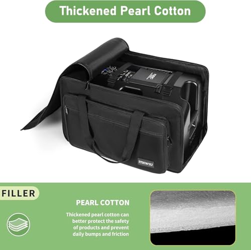 Image of Speaker Carrying Bag for ALTO TX410 350W 10 inch with Thickened Sponge Heavy-Duty Speaker Tote Bag, Black