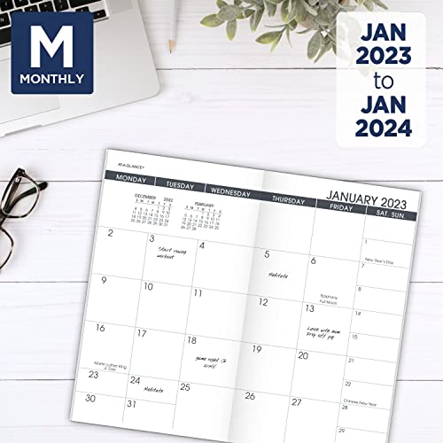 AT-A-GLANCE 2023 Monthly Planner Refill for 70-064, 3-1/2" x 6", Pocket Size, Executive (7090610) - Image 2