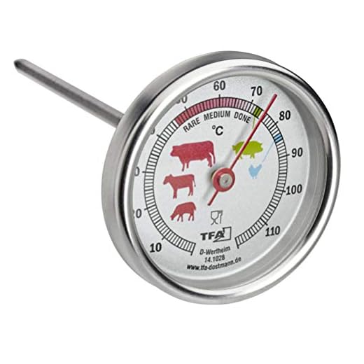 Thermomètre à viande acier inox TFA Dostmann